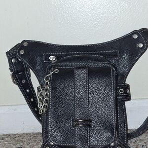 Black Leather Women's Bag